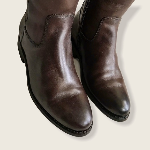 Frye Jayden Button Knee High Leather Riding Boots - Picture 10 of 16